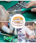Desoldering Wick Braid No Clean Solder Wick 0.06 Inch Wide 5 Feet Long 2 Pack used on electronic circuits and PCBs.