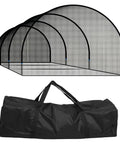30 Ft Portable Baseball And Softball Batting Cage For Backyard Setup Collapsible Net With Fiberglass Poles in carrying bag