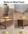 Heavy Duty 1 1/4 Inch Furniture Sliders Self Adhesive Glide Pads For Carpet And Hardwood Floors under chair legs on various floors
