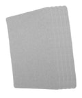 Self Adhesive Linen Repair Patch Kit, 5 Pieces, Grey Appliques For Quick Tees And Jeans Fixes, Easy To Use Fabric Patches