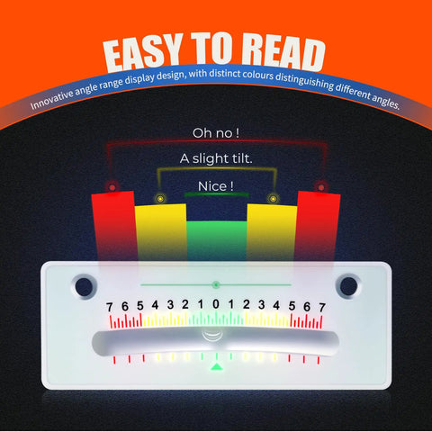 Two RV Camper Bubble Level Kit With Pretty Slick Color Coded Gauge And Quick Damping Fluid Vial Stick To Wall Or Surface Dead Center Accuracy Hit The Spot For Any Trailer Or Boat
