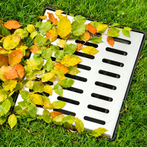 Catch Basin With Stainless Steel Grate And Debris Basket Large 18x18x15 Inch Drainage Basin For Yard Downspout Lawn And French Drain No Reserved Hole Required