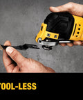 Oscillating Multi Tool Kit With 3 Amp Motor Dual Grip Variable Speed Trigger Quick Change System Universal Accessory Adapter
