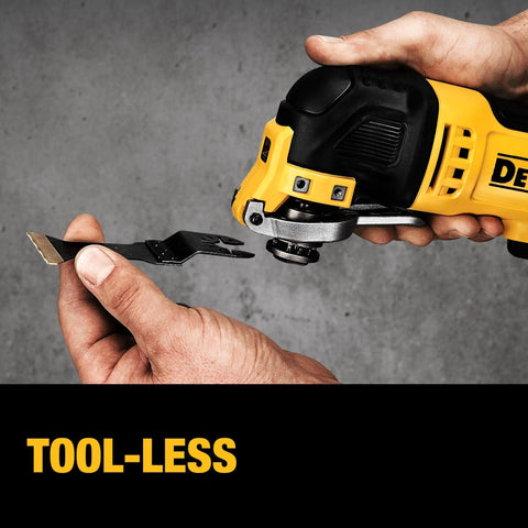 Oscillating Multi Tool Kit With 3 Amp Motor Dual Grip Variable Speed Trigger Quick Change System Universal Accessory Adapter