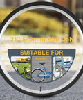 Set Of 2 24x1 3/8 Wheelchair Tires And Tubes For 21 Inch Rims Puncture Resistant Folding Street Bike Tire Sets 37-540 graphic