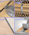 22 Pack Silver Duct Tape Bulk 2 Inch By 660 Yards Heavy Duty Waterproof All Weather Tape Tear By Hand No Residue Indoor Outdoor Repairs Industrial Professional Use Bulk Value Deal, silver duct tape on wire, carpet, pipes, and box