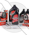 Sterndrive Maintenance Kit That Hooks You Up With Water Separating Fuel Filter, Oil Filter, Marine Grease, And SAE 25W-40 Engine Oil