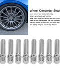 Upgrade Your Ride With High Strength Steel Extended Wheel Studs For Secure Fit. Perfect Wheel Conversion Kit Featuring durable 58mm length with solid bolts to unlock cool custom wheels and fresh looks for your ride today. 58mm steel wheel studs for custom wheel conversion