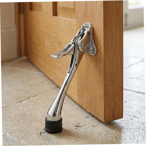 Heavy Duty Kick Down Door Stop Hands Free Door Stopper For Home Office Hotel And School Guarding Kids And Pets Keeps Doors Open