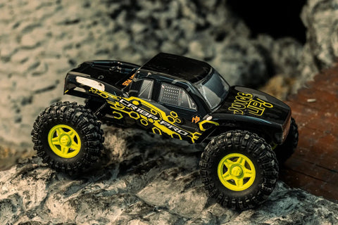 Juice Up Four By Four One Eighteen Scale RC Crawler Pro Brushless Power System Ready For Off Road Action With Waterproof HBW Electronics