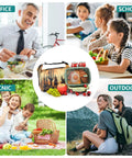 Cowboy Theme Insulated Lunch Bag For Women And Men used in office, school, picnics, outdoors, showing versatility and high capacity