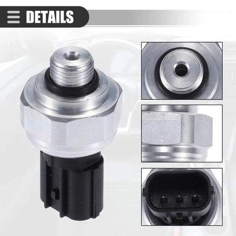 AC Pressure Transducer Valve With Sensor Switch For Honda Accord Civic Clarity CR V Fit HR V Insight 2005 To 2021