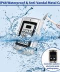 Weatherproof 12 To 24 Volt AC DC Metal Wired Keypad Stand Alone Access Controller for gate opener and security systems.