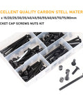 Must Have Crib Hardware Replacement Kit With M6 Socket Cap Screws And Barrel Nuts in storage box, various sizes shown