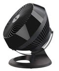 Large Air Circulator Fan With Four Speeds For Whole Room Cooling, 90 Degree Tilt, Chrome Glide Bar, Quiet Operation