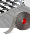 Self Adhesive Floor Transition Strip For Laminate And Vinyl Flooring 2 Inch Wide 20 Feet Long Gray Wood Grain Finish