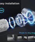 Magnetic Dryer Vent Coupling Kit With Quick Connect And Self Aligning Magnets For Easy Cleanup Airtight Seal 4 Inch Duct 2 Point 6 Foot Run Includes Two Clamps DV90 showing easy installation with aluminum foil hose and magnetic connection