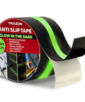 Heavy Duty Grip Tape For Stairs With Glow In The Dark Strips Waterproof Anti Slip Non Skid Tape For Indoor Outdoor Steps 2 Inch
