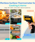 Infrared Temperature Gun Non Contact Thermometer For Cooking And DIY Home Projects With Laser Gauge -58 To 716 F Range