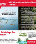 Kick Those Pesky Mosquitoes To The Curb With Premium Biological Bits For Yards And Garden Ponds Fast Acting Larvae Killer Delivers Epa Approved Bug Defense That Keeps Your Summer Chill Intact Inside A Practical Thirty Ounce Sealed Jar.