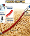 Powerful 2000W Electric Grain Auger Conveyor One And A Half Meter Portable Heavy Duty Spiral Feeder for grain transfer