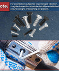 25 Pcs Flat Head Socket Cap Screws 1/4-20 X 1/2 Black Carbon Steel Countersunk Bolts in use for machinery assembly