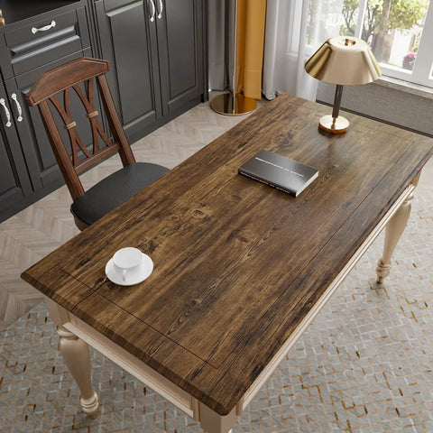 Thick Rustic Wood Wallpaper Peel And Stick 15.7 Inch Wide By 354 Inch Long Self Adhesive Vinyl Wrap on kitchen table