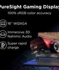 Beast Mode Gaming Laptop With Nvidia Rtx 4070 8Gb Graphics And Intel Core I7-14650Hx Processor And 32Gb Ram For Cranking Games And Crushing Multitasking Tasks On The Go Ready To Roll In Luna Grey featuring PureSight gaming display and 16-inch WXGA.