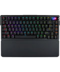 Goated Wireless Mechanical Gaming Keyboard With Sick Clicky Switches And Super Sleek 75 Percent Layout featuring RGB backlit keys and aluminum frame.