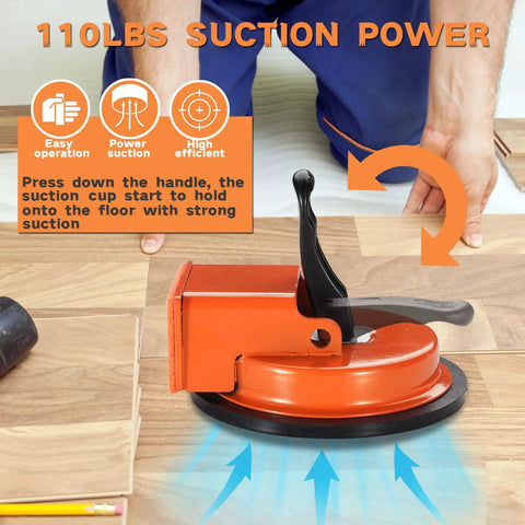Heavy Duty Suction Cup in Floor Gap Fixer Tool For Laminate And Hardwood Floors with power suction feature.