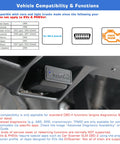 Bluetooth OBD II Scanner With BLE For iOS And Android Wireless Car Diagnostic Tool And Engine Code Reader shown in vehicle port.