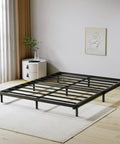 Queen Size 2 Inch Low Profile Bunkie Board With Reinforced Steel Slats And Durable Fabric Cover For Memory Foam Or Innerspring Mattresses Hella Sturdy No Fuss Setup Bedroom Glow Up against a minimalistic background.