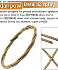 Two Pack Drive Shafts For Rotary Tool Extension Shaft Flexible Inner Core 2610914543 Replacement Parts