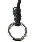 Close-up of slip ring on Rugged Paracord Bird Tote Carrier With 12 Drop Slip Ring System For Waterfowl Duck Geese And Wild Game