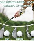 Golfer using Grip Trainer For Golf Swing And Posture Correction Indoor Outdoor Practice Aid Pro Level Golf Training Accessories