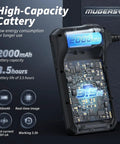 High-capacity 2000mAh battery of the Dope Endoscope Camera With Light For Quick Inspections, highlighting 3.5-hour usage