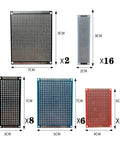 38 Pcs Double Sided PCB Prototyping Kit With Five Sizes And Pre Tin Plated Holes For Easy Soldering, Ideal For DIY Electronics Projects And Quick Prototyping