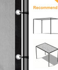 8 By 10 Foot Outdoor Sun Shade Cloth With Grommets For Patio Carport And Backyard Grey Shade Sail That Blocks Up To 95 Percent UV Rays Keeps Kids Cars And Plants Chill In The Sun close-up view with grommet details