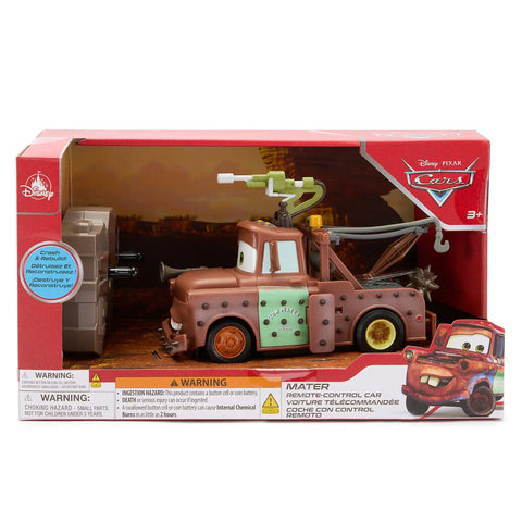 Boxed Tow Mater Remote Control Car With Crash And Rebuild Action, 2.4GHz Wireless RC Car For Kids, Futuristic Post Apocalyptic Design