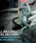 Direct Fit Fuel Pump For Chevy Silverado 1500 And GMC Sierra 1500 2007 To 2008 With 2 Electrical Connectors And 3 Tube Ports