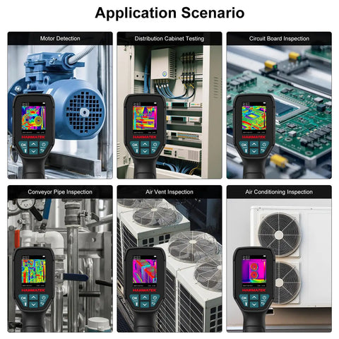 Thermal Imager With TISR 240 By 240 For Pro Grade Sharper Detail 96 By 96 VOx Sensor used in various inspections.