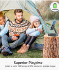 Foldable Phone Stand With Bluetooth Speaker And Built In Charging Station 3 In 1 Desk Gadget for camping with friends outside tent