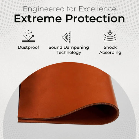 Red One Eighth Inch Thick Heavy Duty Fiber Reinforced Silicone Sheet 12 Inch Wide By 36 Inch Long 70A Durometer Made In USA