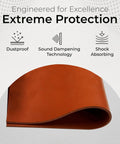 Red Fiber Reinforced Silicone Sheet One Eighth Inch Thick By Nine By Twenty Four Inches High Temp 70A Gasket Material, extreme protection features