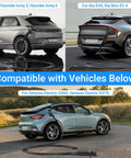 Road Ready Type One J1772 V2L Adapter For Hyundai Kia Genesis EVs With Sixteen Foot Cord Plug And Play connected to EVs.