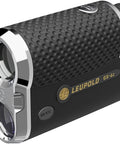 Leupold GX-6c Flag Lock Golf Rangefinder With True Golf Range Distances, Pin Lock, easy-to-use buttons, chrome and black design.