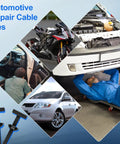 Universal Car Bumper Clip Kit For Fender And Splash Shield Repair shown in automotive repair settings