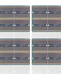 Four Piece Solderable Breadboard Shield With Split Design PCB Prototyping Board Double Sided Tinned Gold Plated Holes