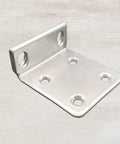 Heavy Duty One U Rack Ears Compatible With Ubiquiti Switch 16 24 48 Series Standard 19 Inch Server Rack Mount Kit with silver bracket