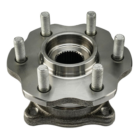 Front view of Rear Wheel Bearing And Hub Assembly 541003 Compatible With Nissan Pathfinder 2005 To 2012 And Nissan Armada 2005 To 2008 6 Lug